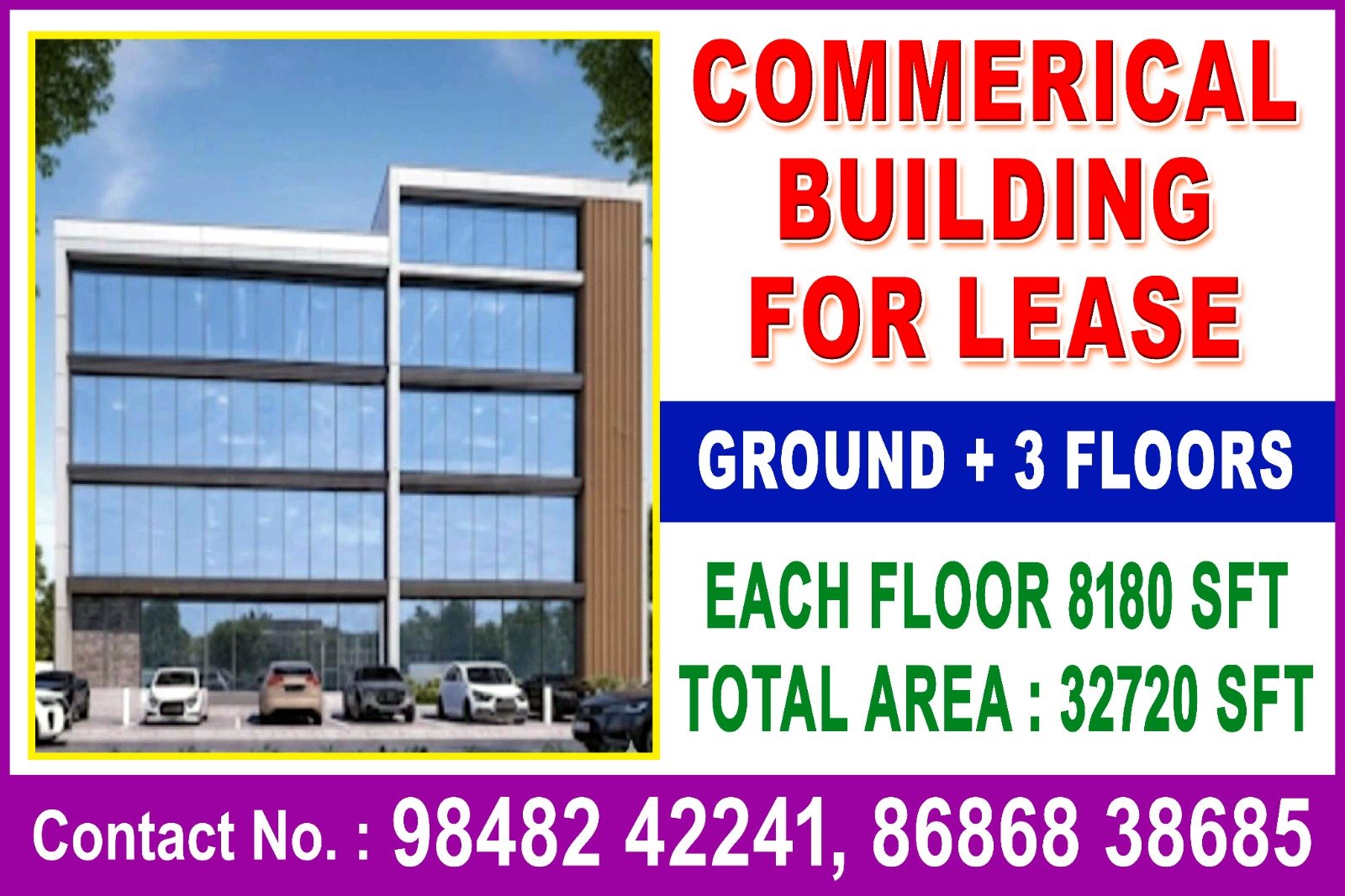 Rent For commercial Building