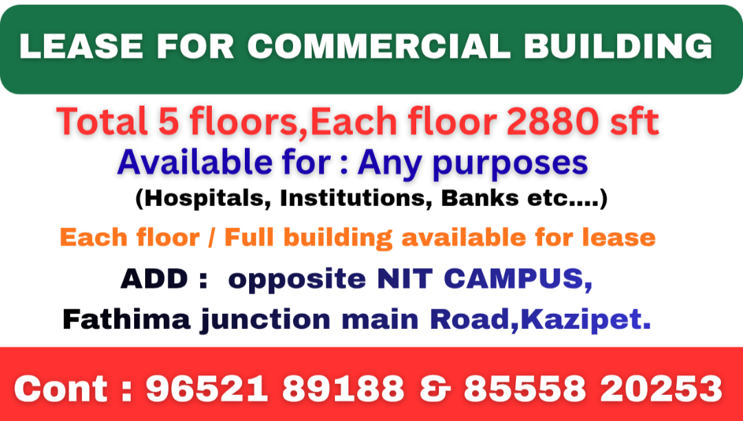 LEASE FOR COMMERCIAL BUILDING