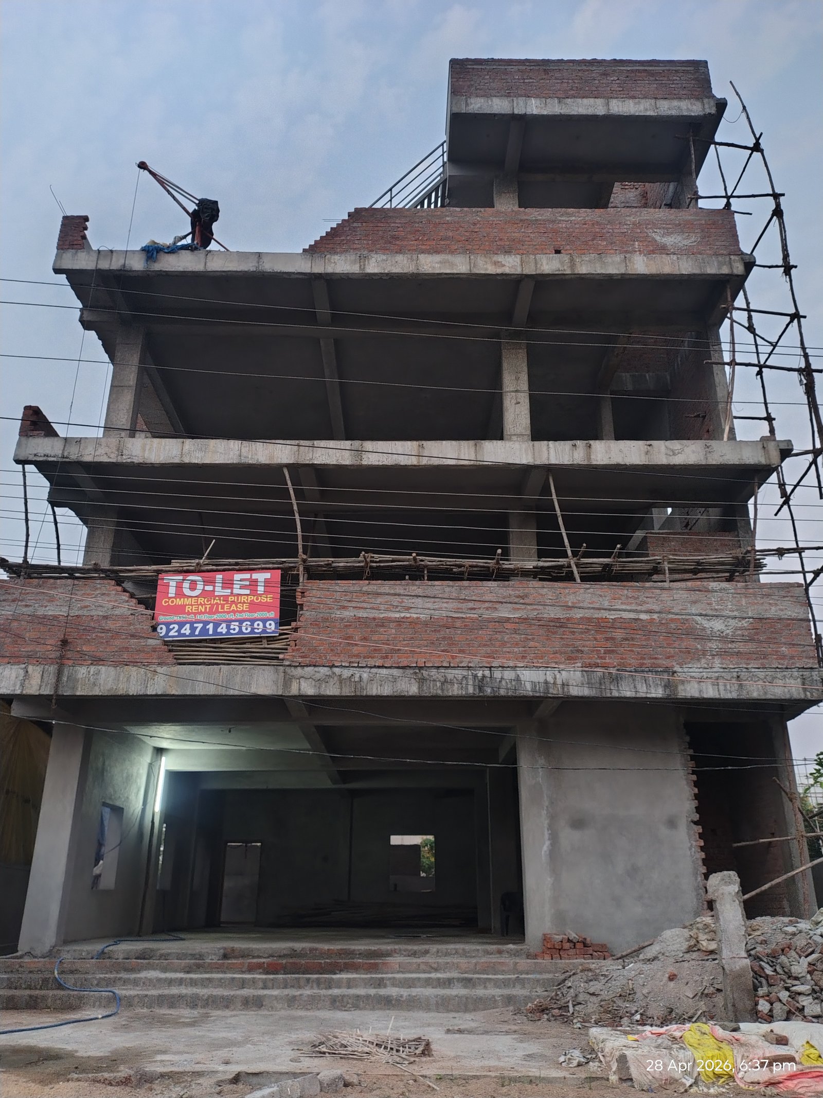 Rent for G+3 commercial Building