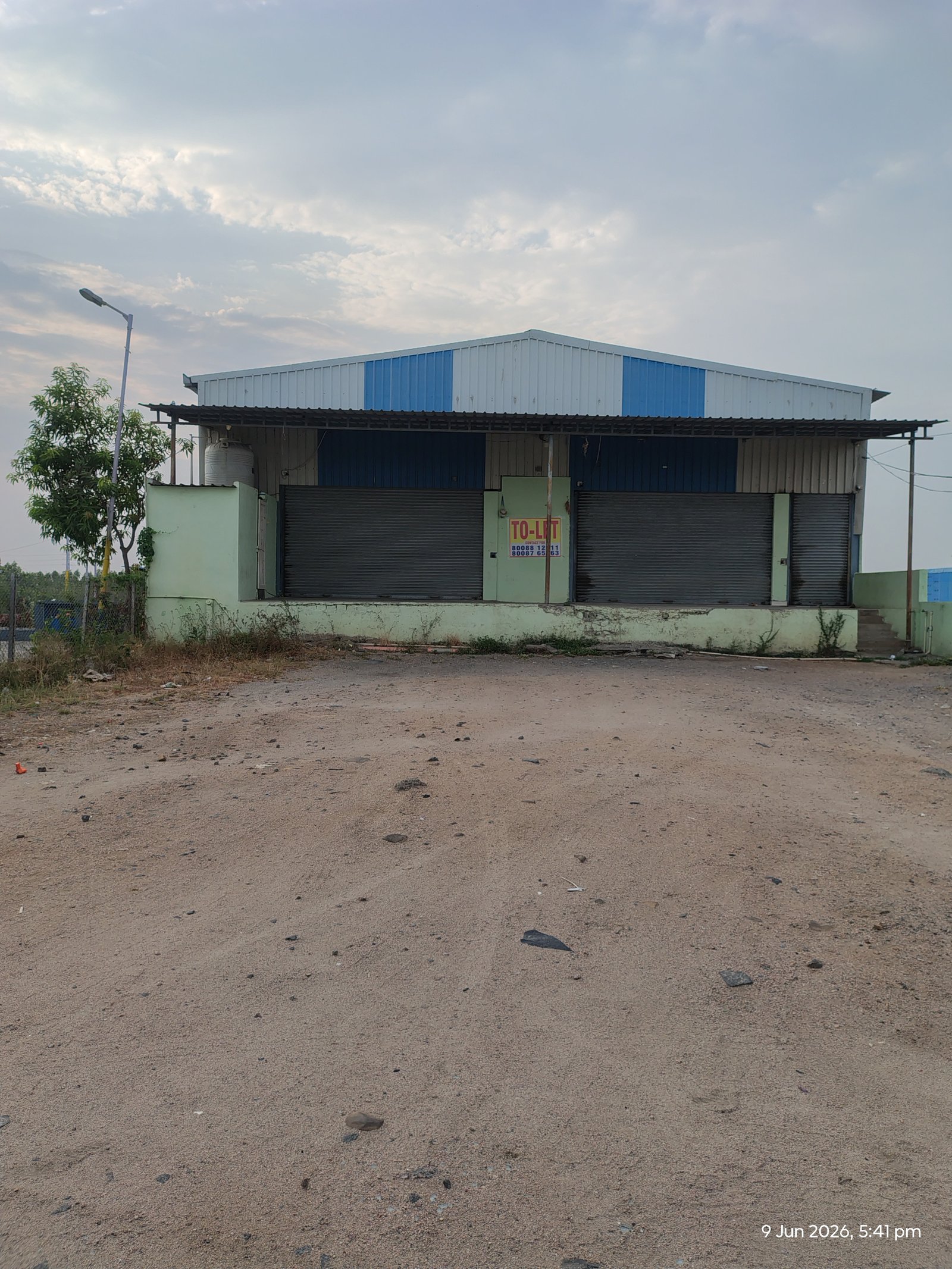 Rent for Commercial Shed